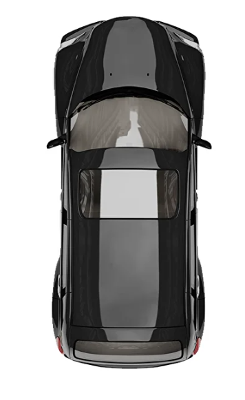 Coche visto desde arriba